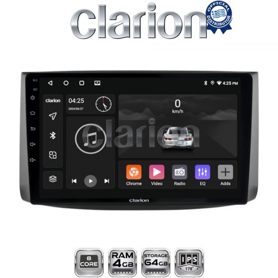 CLARION GL52021 Οθόνη OEM Multimedia Αυτοκινήτου για Chevrolet Aveo 2006 > 2010 (CarPlay/AndroidAuto/BT/GPS/WIFI/GPRS)