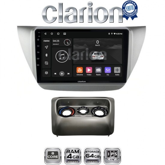 CLARION GL52036 Οθόνη OEM Multimedia Αυτοκινήτου για MITSUBISHI Lancer 2000>2007 (CarPlay/AndroidAuto/BT/GPS/WIFI/GPRS)