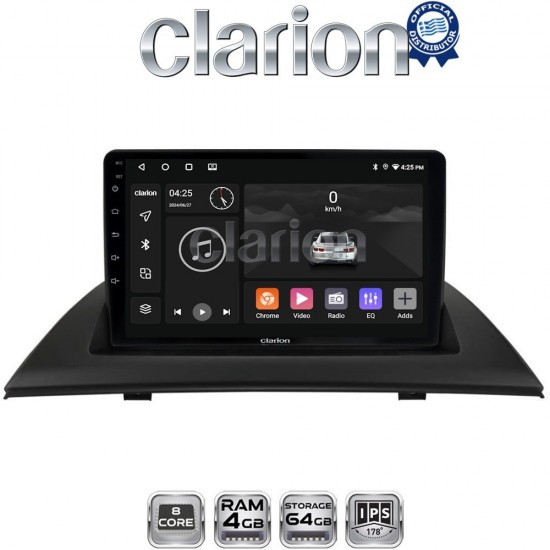 CLARION GL52103 Οθόνη OEM Multimedia Αυτοκινήτου για BMW X3 2003 > 2010 (CarPlay/AndroidAuto/BT/GPS/WIFI/GPRS)