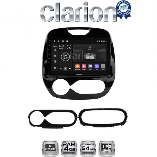 CLARION GL52155 Οθόνη OEM Multimedia Αυτοκινήτου για RENAULT CAPTURE 2013> (CarPlay/AndroidAuto/BT/GPS/WIFI/GPRS)