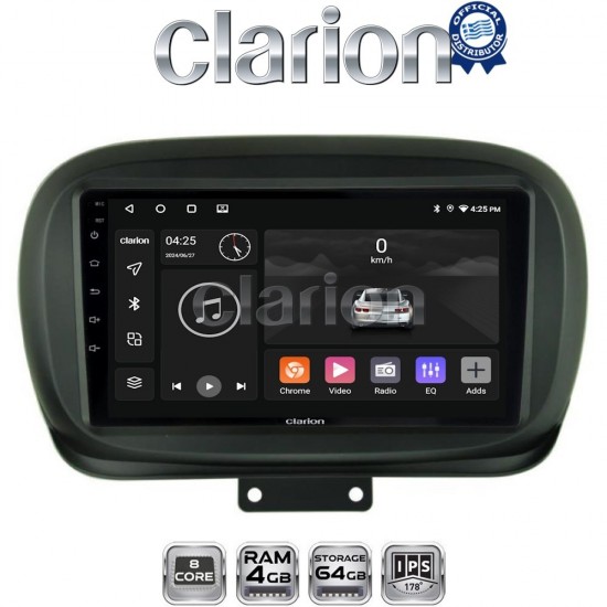 CLARION GL52199 Οθόνη OEM Multimedia Αυτοκινήτου για FIAT 500X 2014> (CarPlay/AndroidAuto/BT/GPS/WIFI/GPRS)