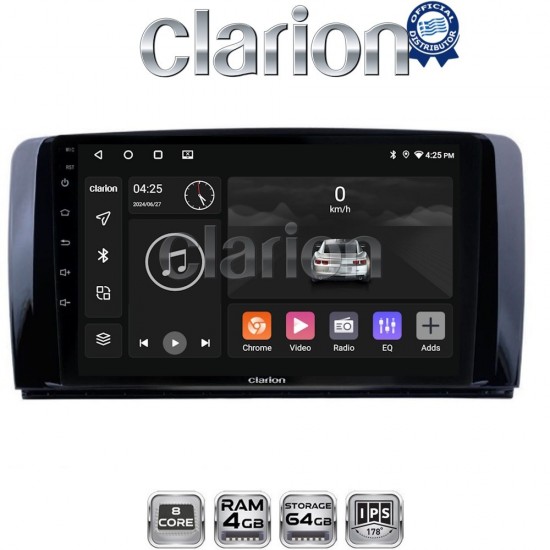 CLARION GL52215 Οθόνη OEM Multimedia Αυτοκινήτου για Benz R-class (W251) 2006>2014 (CarPlay/AndroidAuto/BT/GPS/WIFI/GPRS)