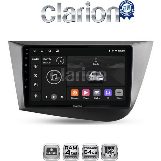 CLARION GL52217 Οθόνη OEM Multimedia Αυτοκινήτου για Seat Leon 2005>2012 (CarPlay/AndroidAuto/BT/GPS/WIFI/GPRS)