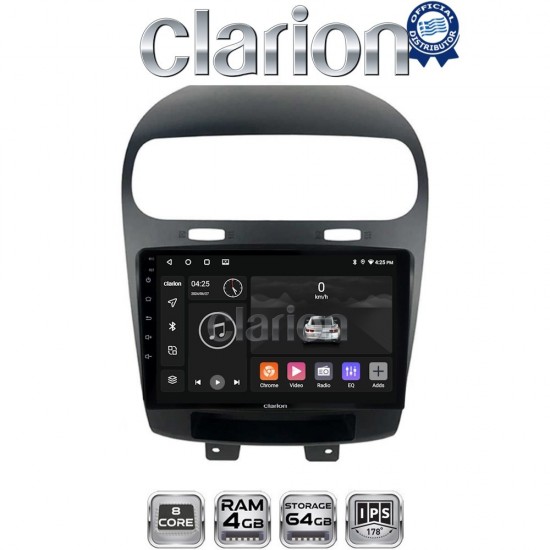 CLARION GL52261 Οθόνη OEM Multimedia Αυτοκινήτου για Fiat Freemont 2008> (CarPlay/AndroidAuto/BT/GPS/WIFI/GPRS)
