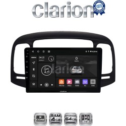 CLARION GL52269 Οθόνη OEM Multimedia Αυτοκινήτου για Hyundai Accent 2006 > 2012 (CarPlay/AndroidAuto/BT/GPS/WIFI/GPRS)