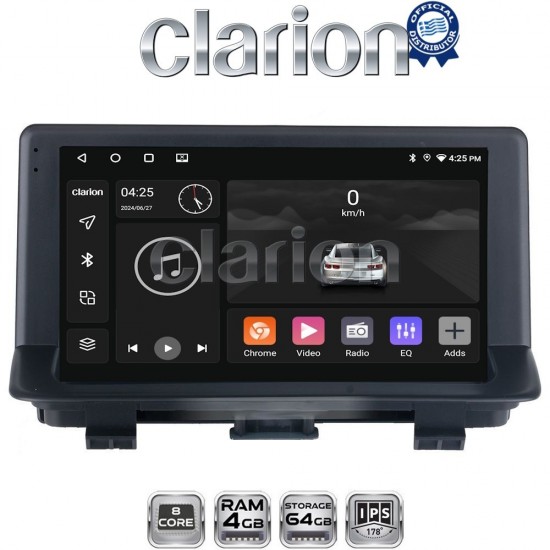CLARION GL52292 Οθόνη OEM Multimedia Αυτοκινήτου για Audi Q3 2011 > 2019 (CarPlay/AndroidAuto/BT/GPS/WIFI/GPRS)