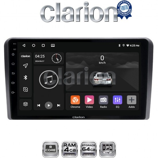 CLARION GL52403 Οθόνη OEM Multimedia Αυτοκινήτου για Ford Transit/Tourneo > 2018 (CarPlay/AndroidAuto/BT/GPS/WIFI/GPRS)