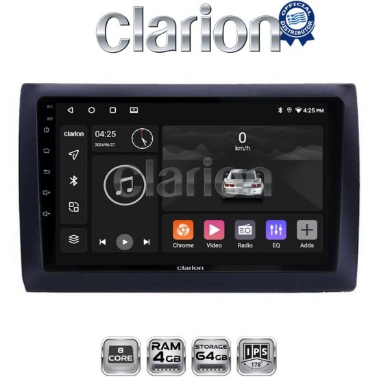 CLARION GL52466 Οθόνη OEM Multimedia Αυτοκινήτου για Fiat Stilo 2001 > 2007 (CarPlay/AndroidAuto/BT/GPS/WIFI/GPRS)