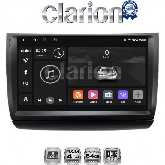 CLARION GL52481 Οθόνη OEM Multimedia Αυτοκινήτου για Toyota Prius 2002 > 2009 (CarPlay/AndroidAuto/BT/GPS/WIFI/GPRS)