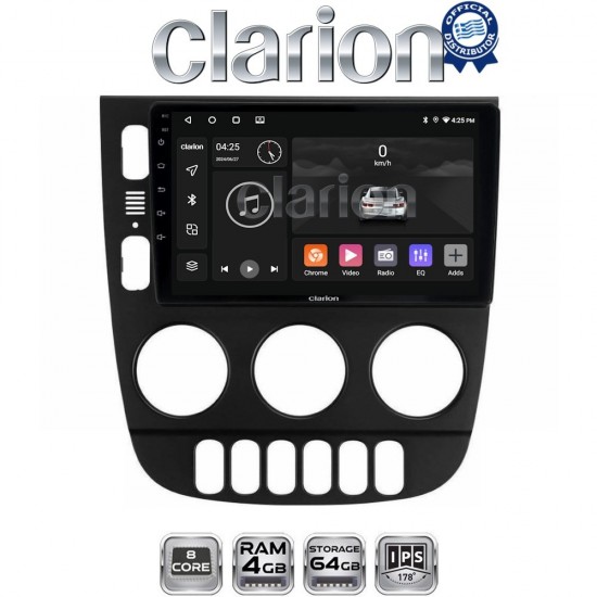 CLARION GL52505 Οθόνη OEM Multimedia Αυτοκινήτου για Mercedes ML 1998 > 2005 (CarPlay/AndroidAuto/BT/GPS/WIFI/GPRS)