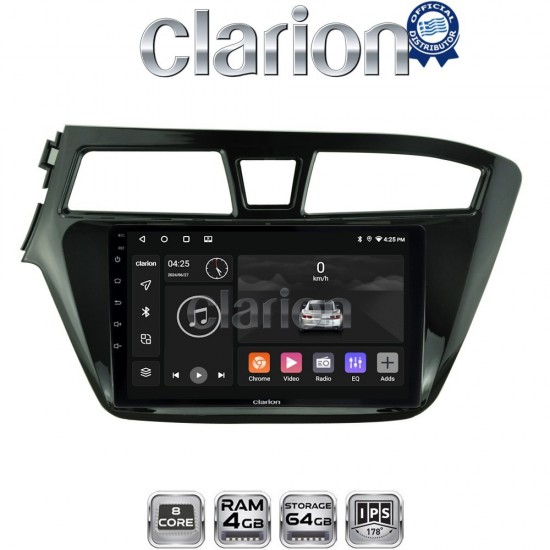 CLARION GL52517 Οθόνη OEM Multimedia Αυτοκινήτου για Hyundai i20 2015> (CarPlay/AndroidAuto/BT/GPS/WIFI/GPRS)