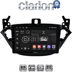 CLARION GL52521 Οθόνη OEM Multimedia Αυτοκινήτου για Opel Corsa E 2015 > 2018 (CarPlay/AndroidAuto/BT/GPS/WIFI/GPRS)