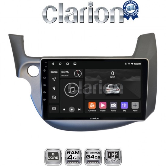 CLARION GL52549G Οθόνη OEM Multimedia Αυτοκινήτου για Honda Jazz 2008 > 2012 (CarPlay/AndroidAuto/BT/GPS/WIFI/GPRS)