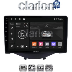 CLARION GL52564B Οθόνη OEM Multimedia Αυτοκινήτου για Toyota Aygo 2014 > Citroen C1 2014 > Peugeot 107 2014 > (CarPlay/AndroidAuto/BT/GPS/WIFI/GPRS)
