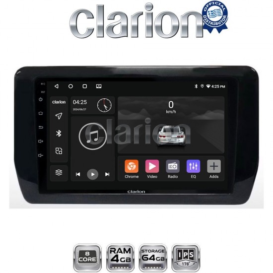 CLARION GL52572 Οθόνη OEM Multimedia Αυτοκινήτου για TOYOTA RAV 4 2019 > (CarPlay/AndroidAuto/BT/GPS/WIFI/GPRS)