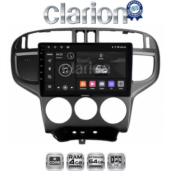 CLARION GL52600 Οθόνη OEM Multimedia Αυτοκινήτου για Hyundai Matrix 2001 > 2011 (CarPlay/AndroidAuto/BT/GPS/WIFI/GPRS)
