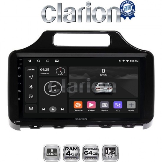 CLARION GL52650 Οθόνη OEM Multimedia Αυτοκινήτου για Toyota IQ 2008 > 2015 (CarPlay/AndroidAuto/BT/GPS/WIFI/GPRS)