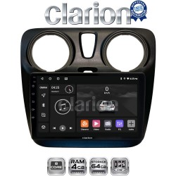 CLARION GL52657 Οθόνη OEM Multimedia Αυτοκινήτου για Dacia Dokker 2012 > (CarPlay/AndroidAuto/BT/GPS/WIFI/GPRS)