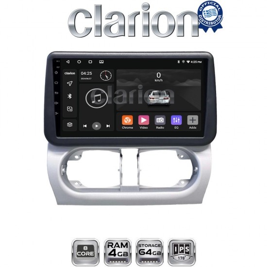 CLARION GL52663 Οθόνη OEM Multimedia Αυτοκινήτου για Opel Corsa C 2000 > 2006 (CarPlay/AndroidAuto/BT/GPS/WIFI/GPRS)