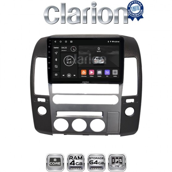 CLARION GL52683 Οθόνη OEM Multimedia Αυτοκινήτου για Nissan Navara 2006 > 2016 (CarPlay/AndroidAuto/BT/GPS/WIFI/GPRS)