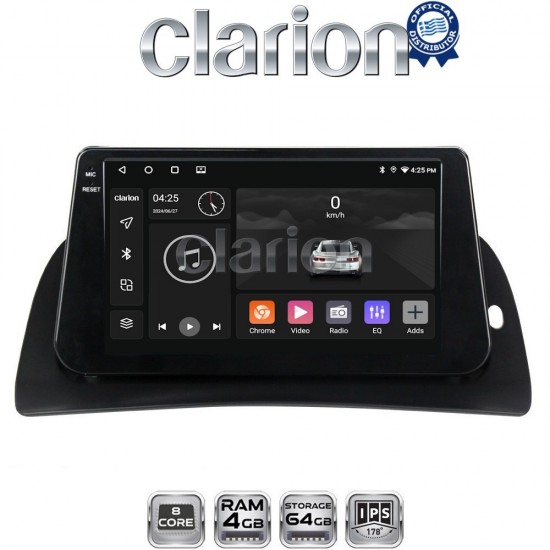 CLARION GL52707 Οθόνη OEM Multimedia Αυτοκινήτου για Renault Kangoo 2011 > 2021 (CarPlay/AndroidAuto/BT/GPS/WIFI/GPRS)