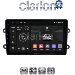 CLARION GL52708 Οθόνη OEM Multimedia Αυτοκινήτου για DACIA DUSTER – LOGAN - SUNDERO 2013 > 2018 (CarPlay/AndroidAuto/BT/GPS/WIFI/GPRS)