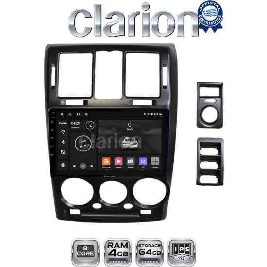 CLARION GL52719 Οθόνη OEM Multimedia Αυτοκινήτου για Hyundai Getz 2002 > 2013 (CarPlay/AndroidAuto/BT/GPS/WIFI/GPRS)