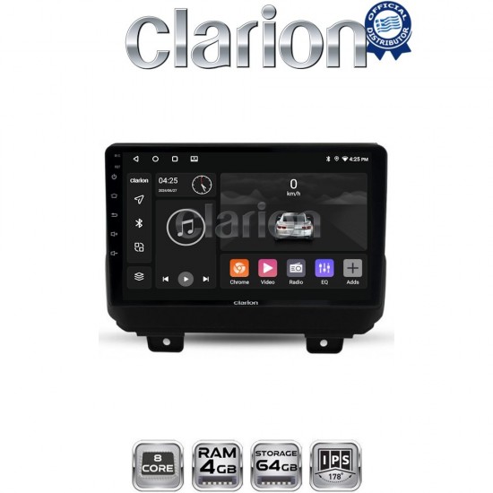CLARION GL52746 Οθόνη OEM Multimedia Αυτοκινήτου για Jeep Wrangler 2018 > (CarPlay/AndroidAuto/BT/GPS/WIFI/GPRS)