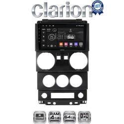 CLARION GL52748B Οθόνη OEM Multimedia Αυτοκινήτου για JEEP WRANGLER 2007 > 2011 (CarPlay/AndroidAuto/BT/GPS/WIFI/GPRS)