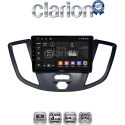 CLARION GL52758 Οθόνη OEM Multimedia Αυτοκινήτου για Ford Transit 2013 > 2018 (CarPlay/AndroidAuto/BT/GPS/WIFI/GPRS)