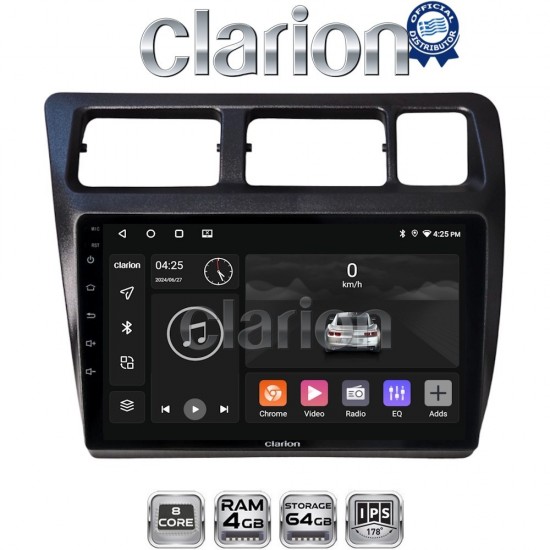 CLARION GL52910 Οθόνη OEM Multimedia Αυτοκινήτου για Toyota Corolla 1992 > 1997 (CarPlay/AndroidAuto/BT/GPS/WIFI/GPRS)