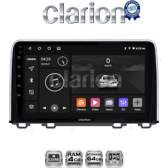 CLARION GL52912 Οθόνη OEM Multimedia Αυτοκινήτου για HONDA CRV 2017> (CarPlay/AndroidAuto/BT/GPS/WIFI/GPRS)