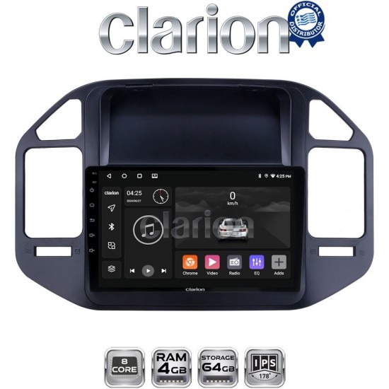 CLARION GL52990 Οθόνη OEM Multimedia Αυτοκινήτου για Mitsubishi Pajero 1999 > 2006 (CarPlay/AndroidAuto/BT/GPS/WIFI/GPRS)