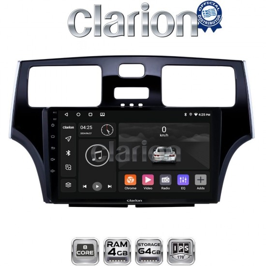 CLARION GL52993 Οθόνη OEM Multimedia Αυτοκινήτου για Lexus ES 2001 > 2007 (CarPlay/AndroidAuto/BT/GPS/WIFI/GPRS)