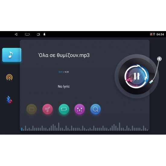 GL-500 (XDPX5S-6128) 6+128GB, 10.1 inch Οθόνη universal Tablet style Multimedia Αυτοκινήτου (CarPlay/AndroidAuto/BT/GPS/WIFI/GPRS)