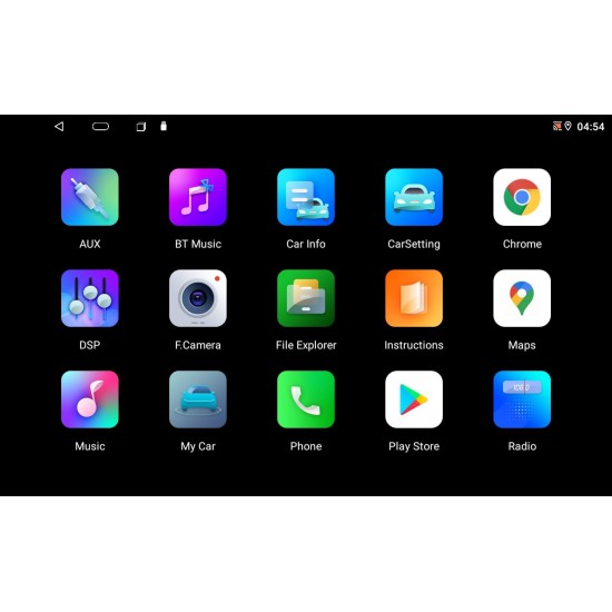 GL-500 (XDPX5S-6128) 6+128GB, 10.1 inch Οθόνη universal Tablet style Multimedia Αυτοκινήτου (CarPlay/AndroidAuto/BT/GPS/WIFI/GPRS)