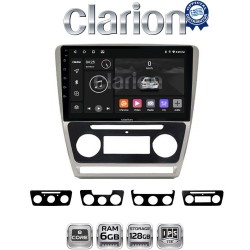 CLARION GL53005 Οθόνη OEM Multimedia Αυτοκινήτου για Skoda Octavia 2005 > 2012 (CarPlay/AndroidAuto/BT/GPS/WIFI/GPRS)