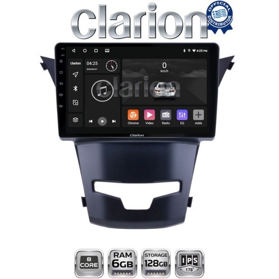 CLARION GL53016 Οθόνη OEM Multimedia Αυτοκινήτου για Ssangyong Korando 2014>(CarPlay/AndroidAuto/BT/GPS/WIFI/GPRS)