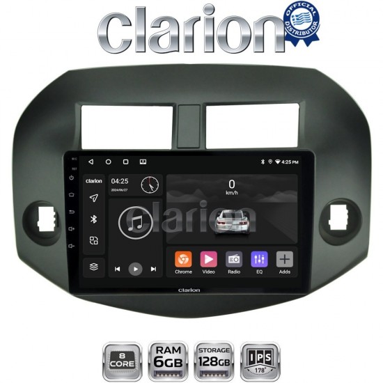 CLARION GL53018B Οθόνη OEM Multimedia Αυτοκινήτου για Toyota Rav4 2007 > 2012 (CarPlay/AndroidAuto/BT/GPS/WIFI/GPRS)