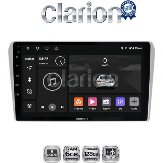 CLARION GL53025 Οθόνη OEM Multimedia Αυτοκινήτου για Toyota Avensis 2003>2008 (CarPlay/AndroidAuto/BT/GPS/WIFI/GPRS)