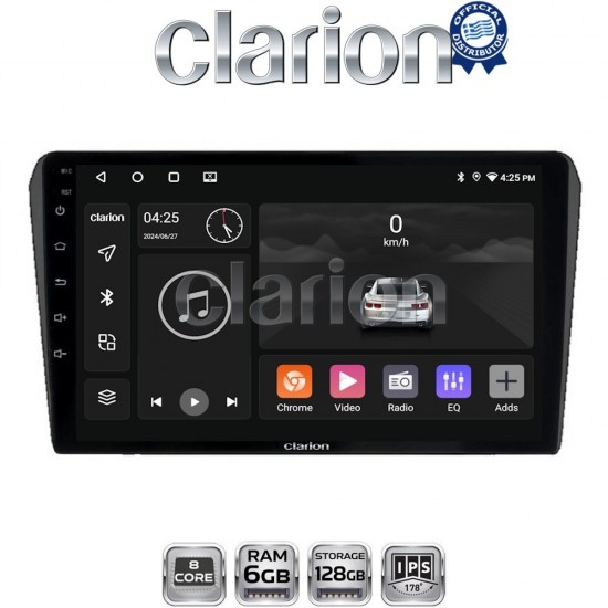 CLARION GL53025B Οθόνη OEM Multimedia Αυτοκινήτου για Toyota Avensis 2003>2008 (CarPlay/AndroidAuto/BT/GPS/WIFI/GPRS)