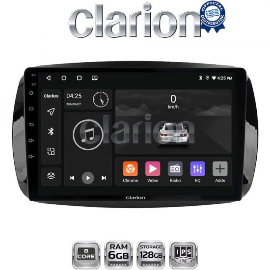 CLARION GL53029 Οθόνη OEM Multimedia Αυτοκινήτου για SMART ForTwo 2015> (CarPlay/AndroidAuto/BT/GPS/WIFI/GPRS)