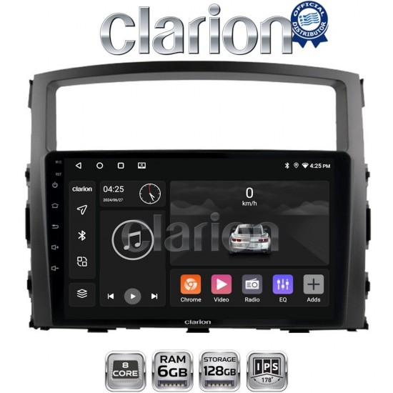 CLARION GL53038 Οθόνη OEM Multimedia Αυτοκινήτου για MITSUBISHI PAJERO 2006>2014 (CarPlay/AndroidAuto/BT/GPS/WIFI/GPRS)