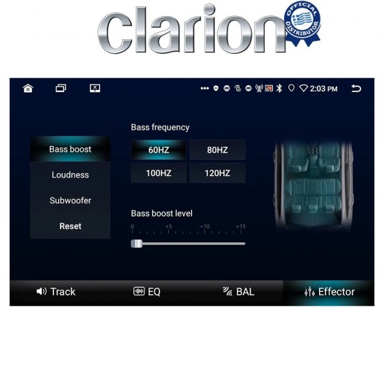 CLARION GL53071 Οθόνη OEM Multimedia Αυτοκινήτου για Toyota Rav 4 2001 > 2006 (CarPlay/AndroidAuto/BT/GPS/WIFI/GPRS)