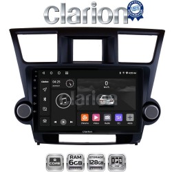 CLARION GL53089 Οθόνη OEM Multimedia Αυτοκινήτου για Toyota Highlander 2008 > 2015 (CarPlay/AndroidAuto/BT/GPS/WIFI/GPRS)