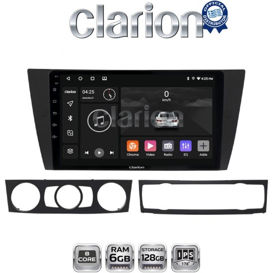 CLARION GL53095 Οθόνη OEM Multimedia Αυτοκινήτου για BMW σειρά 3 (E90-91-92-93) 2005-2012 (CarPlay/AndroidAuto/BT/GPS/WIFI/GPRS)