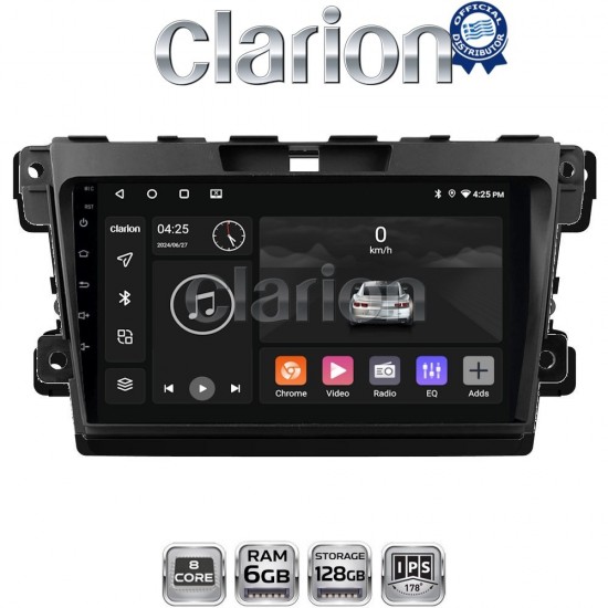 CLARION GL53097 Οθόνη OEM Multimedia Αυτοκινήτου για MAZDA CX7 2006> (CarPlay/AndroidAuto/BT/GPS/WIFI/GPRS)