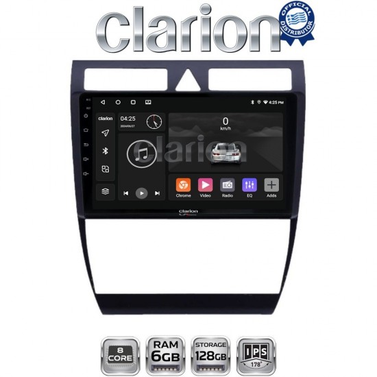 CLARION GL53102 Οθόνη OEM Multimedia Αυτοκινήτου για Audi A6 1998 > 2004 (CarPlay/AndroidAuto/BT/GPS/WIFI/GPRS)