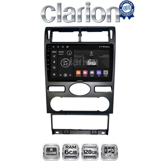 CLARION GL53104 Οθόνη OEM Multimedia Αυτοκινήτου για Ford Mondeo 2003 > 2006 (CarPlay/AndroidAuto/BT/GPS/WIFI/GPRS)