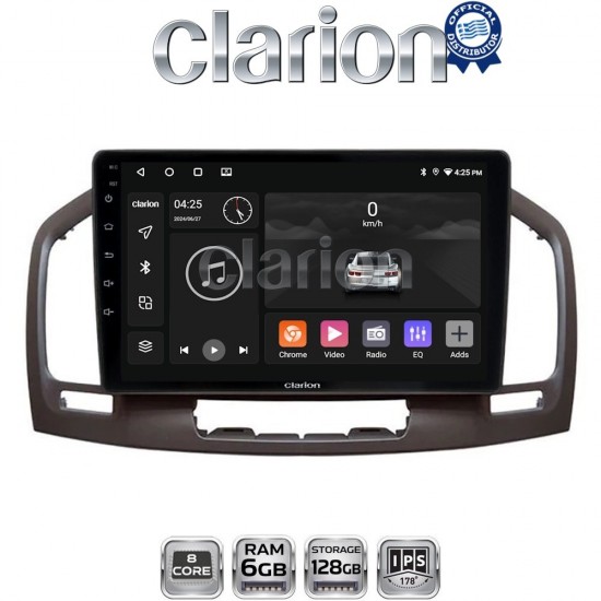 CLARION GL53114C Οθόνη OEM Multimedia Αυτοκινήτου για OPEL INSIGNIA 2007-2013 (CarPlay/AndroidAuto/BT/GPS/WIFI/GPRS)